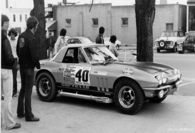 Ken Wiedbusch &amp; Dave Buist, Lancia 20 Stages Rally 1976, Grayling Michigan