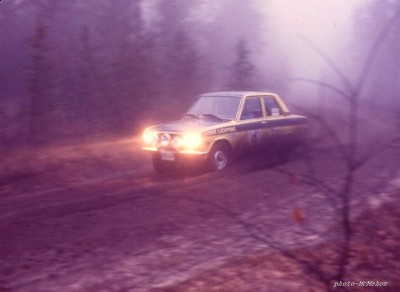 Randy Black &amp; Tom Burgess, Lancia 20 Stages Rally 1976, Grayling Michigan