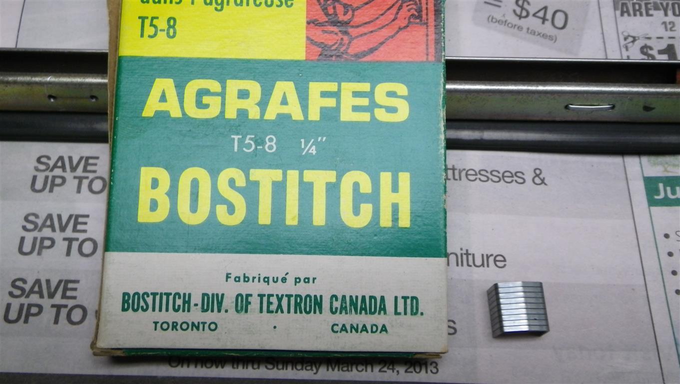 GOOD OLD BOSTICH STAPLES