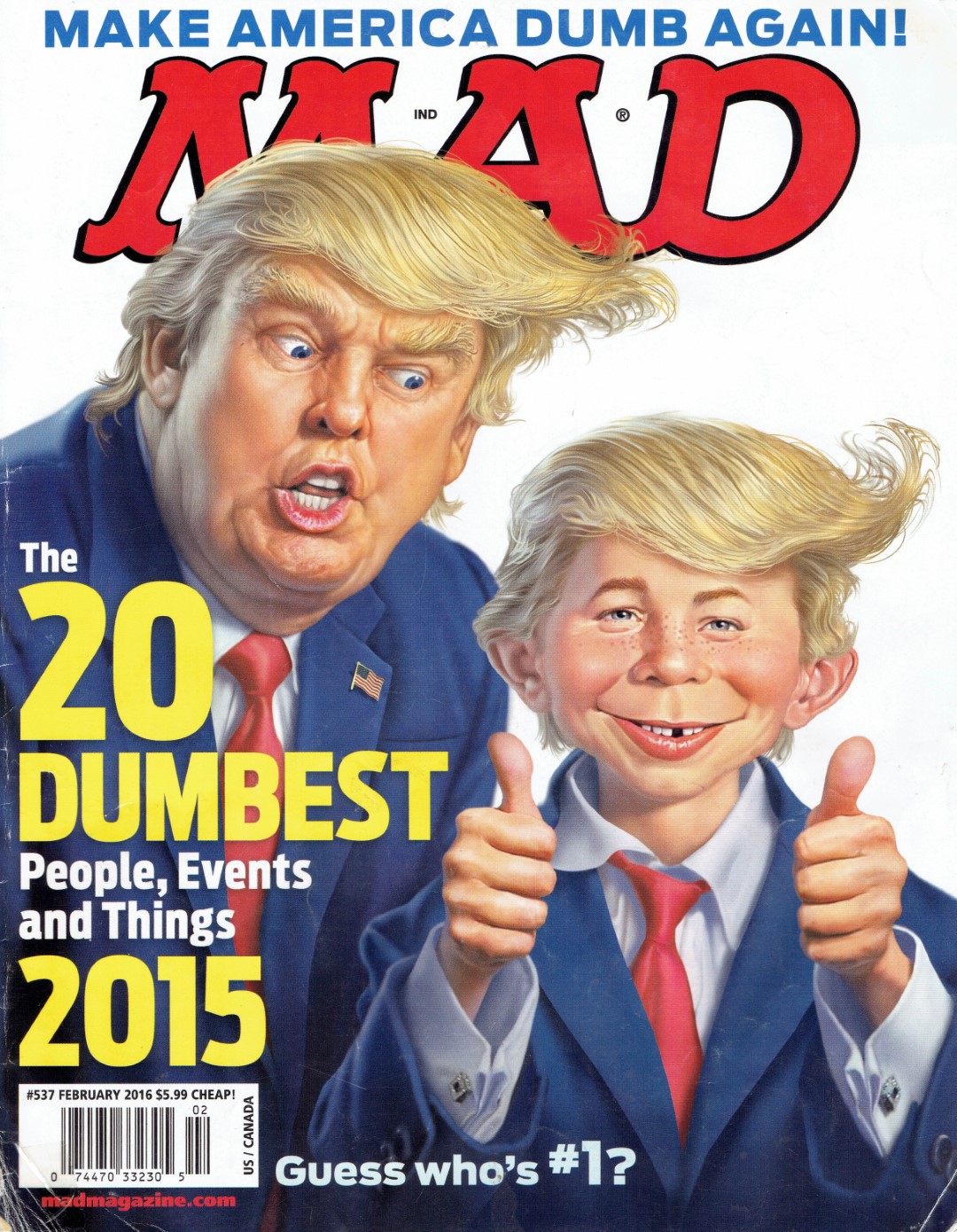 February 2016 Mad Magazine.