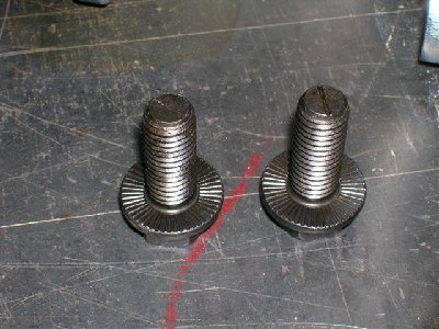 Special bolts for those who will want to adjust the suspension often
